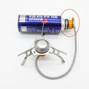 อะแดปเตอร์ถังแก๊สแบบแยกส่วนหัวเชื่อมต่อเตากลมอลูมิเนียมอัลลอยด์ - Product Image 5