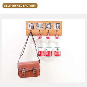 Crochet mural multifonctionnel créatif en bambou pour porte, design touche de piano, taille personnalisée, tolérance de précision, pour salon - Product Image 5