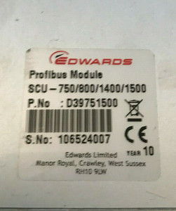 Plc Profibus Moduli / D39751500 Per Scu 750 Fino a 1500 <strong>Molto</strong> in Buono for Warranty Product - Product Image 2