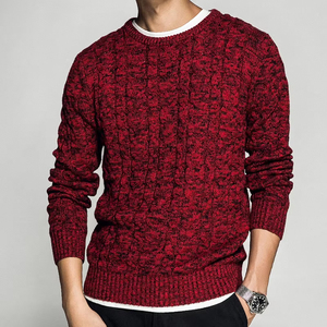 Best Quality Shetland Wool <strong>Men's</strong> Leisure Long Sleeve 7gg Thick Knit <strong>Cardigan</strong> Unique Yarn Winter Sweater Design OEM <strong>Woollen</strong> - Product Image 4