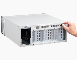 Adlinktech RK-420B-CW 4U Rackmount Industrial Chassis 19-inch 15-Slot Backplane 7-Slot Motherboard Low Noise IPC Case Aluminum A - Product Image 4