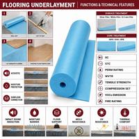 Práctica Base de Espuma IXPE Reductora de Sonido para Pisos Laminados, Base Acústica para Hogar y Oficina