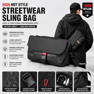 Bolso Bandolera Impermeable 1000D Personalizado, Bolso Mensajero Táctico para Hombre, para Viajes EDC, Fabricante OEM ODM - Product Image 1