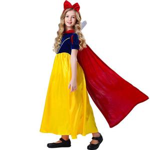 Disfraz de Blancanieves con capa para niñas de 8 a 13 años, traje para actuación en escenario, cosplay de Halloween - Product Image 2