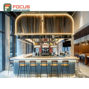 Creative Coffee Display Cabinet Tall Glass Panel Bakery Product Area White Panel Cafe Display Cabinet - Product Image 3