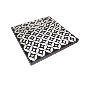 ที่รองแก้วเรซินรูปแบบโมร็อกโกสำหรับแผ่นรองแก้วโต๊ะกาแฟมีสีและลวดลายอื่นๆให้เลือกถาดรองแก้วสำหรับตกแต่งบ้าน - Product Image 1