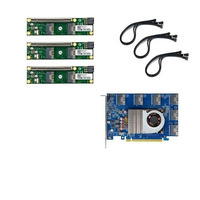 Plc Pex88096 Plx88096 Expansion Card Pcie 4.0 X16 + 3*sff-8654 X16 to Graphics Bulk Supply