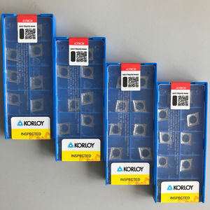 CCGT09T304-AK H01 Korloys Plaquettes en carbure CNC pour tournage externe, outils de coupe en tungstène, revêtement PVD, originaux, personnalisables, en stock OEM - Product Image 3