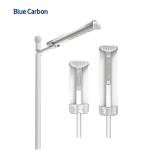Lampes solaires de jardin intégrées tout-en-un étanches au carbone bleu IP66 pour entrepôts, paysages et stades sportifs BCT-OLF-15W - Product Image 3