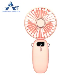 Precio barato de mano de Venta caliente ventilador portátil 3 en 1 ventilador plegable USB recargable Personal lindo pequeño ventilador de cuello colgante