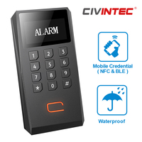 Lector de Control de Acceso CK5 Wiegand OSDP Independiente, Resistente al Agua, con Teclado, NFC, BLE, Aplicación Móvil para Control Remoto de Acceso a Puertas
