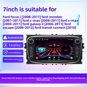 TOPSOURCE Application <span class=keywords><strong>Ford</strong></span> Focus Mondeo Navigation Android Internet Carplay Multimédia Voiture Machine Contrôle Central Tableau de Bord - Product Image 2