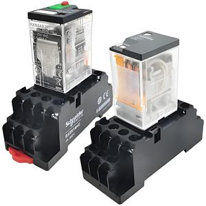 รีเลย์ขนาดเล็ก Schneider รุ่น RXM2AB2F7 รีเลย์ขนาดกลาง คอยล์ 120V AC 2 จุดสัมผัส 12A สำหรับควบคุมระบบอัตโนมัติในอุตสาหกรรม - Product Image 2