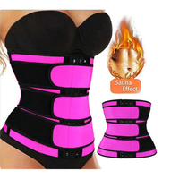 Ceinture Corset Amincissante 3 Crochets pour Femmes – Gaine Ventre Plat et Sculptante pour l'Entraînement et la Perte de Poids