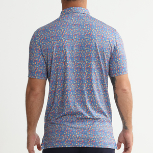 เสื้อโปโลผู้ชายแบบใหม่ ออกแบบโลโก้ได้ตามต้องการ แขนสั้น แบบซับลิเมชั่นหรือแบบเรียบ สำหรับขายออนไลน์ในราคาประหยัด - Product Image 2