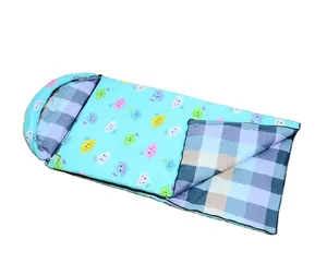 2024 Baby Products Indoor Portable Wholesale Kids Cotton Cartoon Safe Warm Children Sleeping Bag 160CM