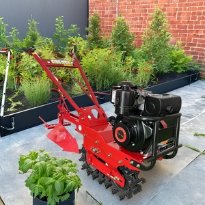 Micro-motoculteur à chenilles professionnel avec moteur 220V, boîte de vitesses et roulement, pour désherbage des terres agricoles, creusement de sillons et travail rotatif du sol, haute performance - Product Image 3