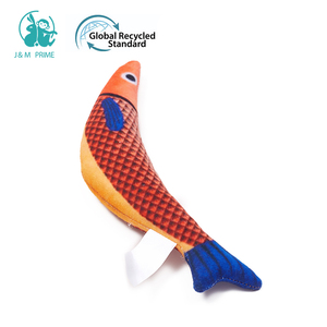 Factory Wholesale Durable Eco-Friendly Funny <b>Cat</b> Simulation Fish Toy Grinding Teeth and Chewing <b>Plush</b> Catnip Fish - Product Image 2
