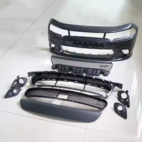Grille de pare-chocs avant Kit de pare-chocs avant sans pièces de phare antibrouillard pour Charger SRT Hellcat 2015 2016 2017 2018 2019