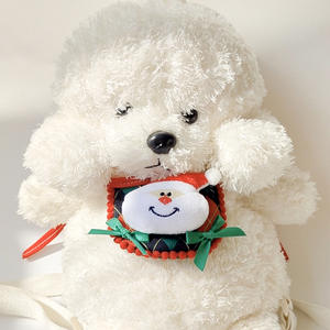 Bavoir pour animaux de compagnie, nouveau design de Noël, chat et chien, dessin animé mignon, serviette à bave, collier, accessoires, polyester - Product Image 1