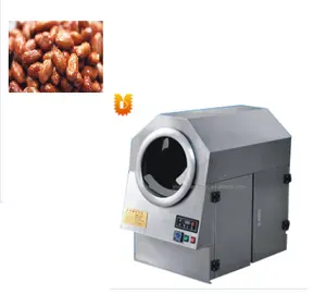גדול מקומי הטוב ביותר באיכות תעשייתי צילינדר אפיית ציוד מכונה גז צליית יבש קפה שעועית ביצוע צלייה מכונת עבור סחר