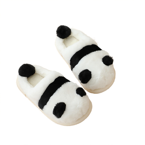부드러운 단독 실내 슬리퍼 실내 슬리퍼 따뜻한 플러시 팬더 슬리퍼 - Product Image 1