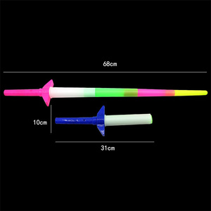 <span class=keywords><strong>Épée</strong></span> lumineuse LED rétractable en quatre sections pour fêtes, accessoire de cheerleading, jouet lumineux néon, fournitures fantaisie en gros - Product Image 2