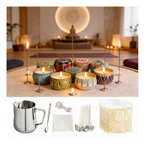 Vaso Minimalista para Velas, Frasco Blanco Mate, Caja de Lujo, Cera de Soja Aromática, Colección Boutique para Decoración del Hogar, Exhibición en Galería - Product Image 5