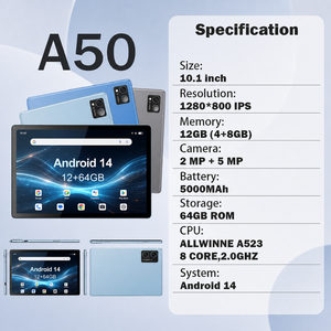 Best Seller 2in1 <b>Tablet</b> PC 4GB+64GB Gaming <b>Tablets</b> <b>10</b>.1 Inch 1280x800 Screen <b>Android</b> 14 With Keyboard Optional Computer <b>Tablets</b> - Product Image 4