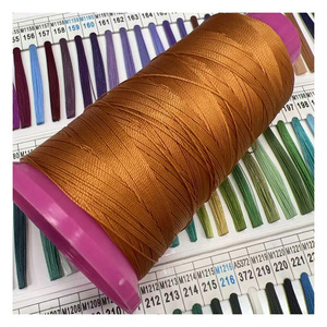 100 Percent Spun <strong>Polyester</strong> Sewing <strong>Thread</strong> <strong>Polyester</strong> Embroidery <strong>Thread</strong> High Tenacity <strong>Polyester</strong> <strong>Thread</strong> for High-end Leather Sewing - Product Image 1