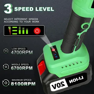 20V Cordless Angle With Brushless Motor Industrial/DIY Power Tools Grinding Battery Source Disc Wheel CA-20A Brushless Cordless - Product Image 5