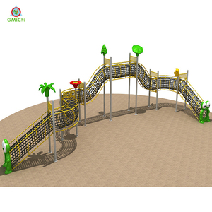 Fabricants de terrains de jeux Équipement d'amusement Ensemble de jouets pour enfants Jeux de plein air Parc Toboggan en plastique à vendre - Product Image 3