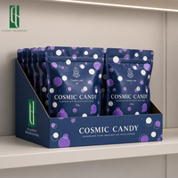 Sacs à café holographiques irisés brillants avec valve, réfléchissants arc-en-ciel, pochette verticale de 250g, emballage de luxe pour café, idéal pour les fêtes