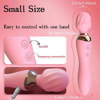 Produits sexuels pour femmes, baguette magique de massage, double tête, dildo, point G, prix bas, jouets sexuels avec fonction chauffante, masseur