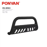 3inch Bull Bar for 09-18 Dodge Ram 1500 /2019-2022 Ram 1500 Classic NO FIT for Ram 1500 REBEL 2015-ON Black Grille AUTO