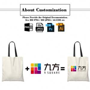 Wholesale Custom Design Reusable Shopping <b>Bag</b> with logo Canvas Cotton Tote Shop <b>Bag</b> Promotion <b>Cheap</b> Customizable <b>Bags</b> Print - Product Image 2