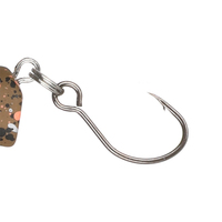 Leurre de pêche Yibo en plastique avec lame rotative pour la pêche au bar, au marlin, à la carpe, à la perche et à la truite en mer, en rivière, en lac et en ruisseau