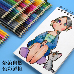 Marley Sinh Viên Mới Bắt Đầu Vẽ Nước Hòa Tan & Cổ Điển Màu Dầu Bút Chì Graffiti Lấy Cảm hứng Phù Hợp Với Chì Cho Bút Chì Màu - Product Image 3