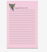 Blocs-notes adhésifs publicitaires personnalisés de qualité supérieure, 100 feuilles, 4x6 pouces, avec logo promotionnel, pour le bureau