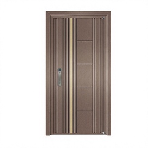Porte d'entrée de sécurité antivol en aluminium robuste, multi-verrous, étanche, personnalisable pour villas et appartements extérieurs - Product Image 1