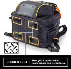 Sac à dos en toile noir Sac à outils - Product Image 5