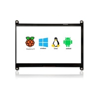 Panel de Pantalla Táctil Inteligente Capacitiva de 7 Pulgadas y 10 Puntos, Diseño Personalizado DF Tech, Interfaz I2C/USB para Orange Pi Raspberry Pi