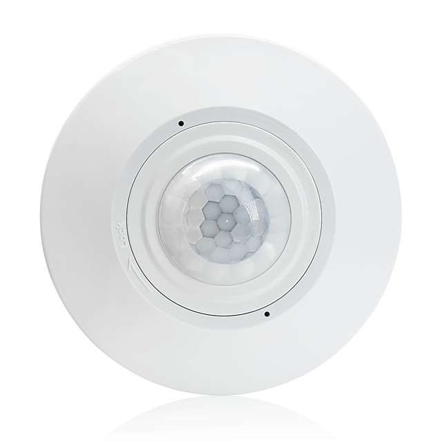 Ceiling Mounted RZ036 DC Voltage Time Delay Adjustable Light Sensor 360 Detect P[IR for Lighting Automation Energy Saving