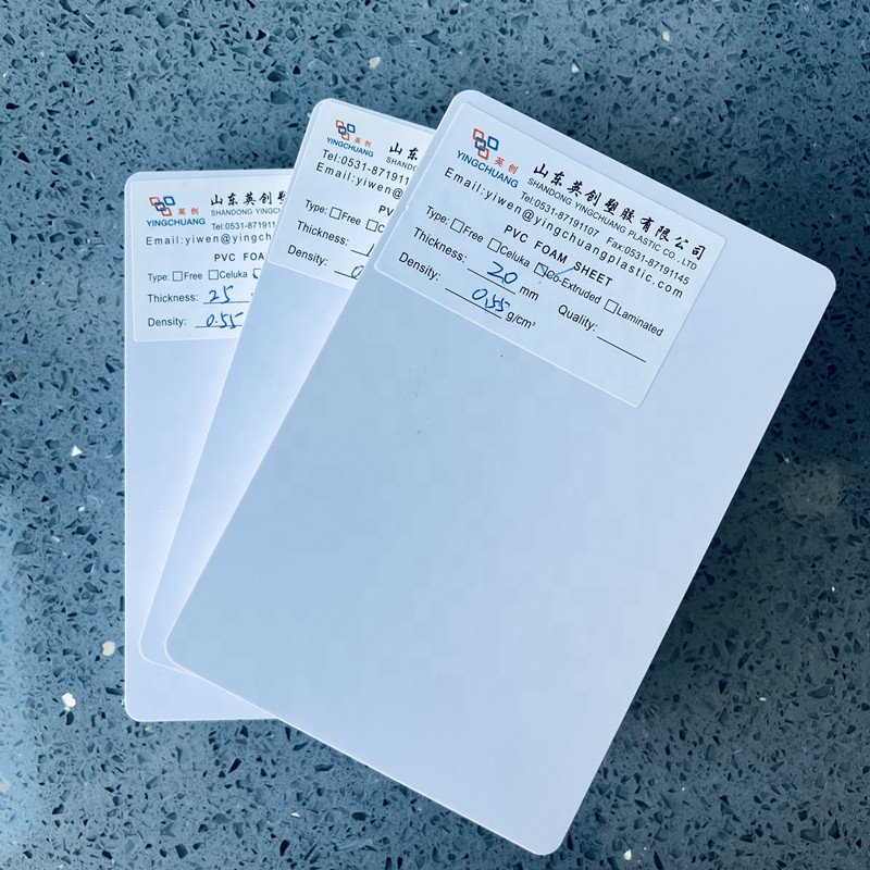 PVC Extruded Form Board White Colored Fabrication Extruded Form Sheet Quality in Superior PVC Free Foam and Extruded