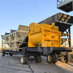 Mesin <span class=keywords><strong>Batch</strong></span> Mixer beton seluler, satu mesin <span class=keywords><strong>Batch</strong></span> Mixer beton kubik dengan 4 Hoppers - Product Image 3