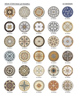 Pavimento della Lobby piastrelle di lusso in marmo mosaico medaglione murale - Product Image 4