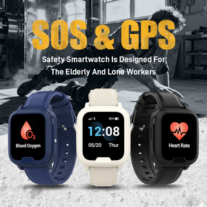 4G 노인 응급 GPS 추적 SOS 스마트워치 (낙상 감지, SIM 카드, 알츠하이머/치매 환자 건강 모니터링 기능 포함) - Product Image 2