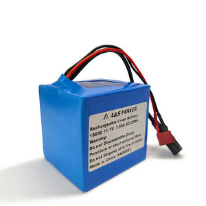 Customized 12v 7,5 Ah lithium-ion backup battery 18650 Li Ion battery 11,1 V with <span class=keywords><strong>3</strong></span> S3P - Product Image 3
