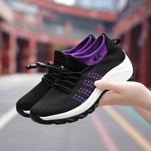 Outdoor Women Walking Sneakers Fashion Jogging Sock Shoes Youth Girls <strong>Trainers</strong> Breathable <strong>Ladies</strong> Platform Non-Slip Light Loafers - Product Image 2