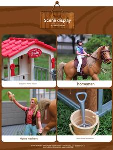 Casa de Muñecas en Miniatura Familiar Forestal, Juguete de Simulación de Plástico con Modelo de Rancho y Establo, Regalo de Cumpleaños para Niños, Éxito de Ventas 2026 - Product Image 2